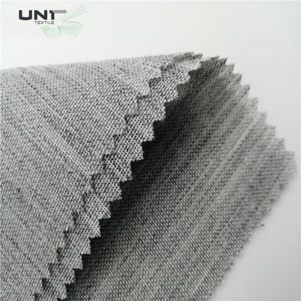 Natural Color Smooth Lightweight Horse Hair Canvas Interlining For Men Suit