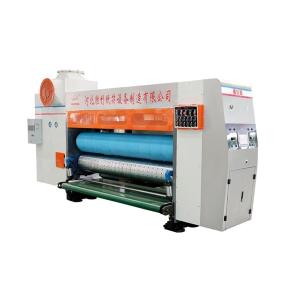 Plc Control Automatic Corrugated Box Die Cutting Machine With Printing Function