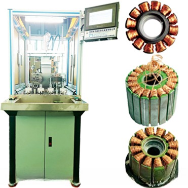 Main Blade Motor PLC Controller Automatic Coil Winding Machine for Motor Stator Winding