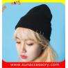 Buy cheap AK17016 Sun customized acrylic fashion promotion advertising beanie cap, logo from wholesalers