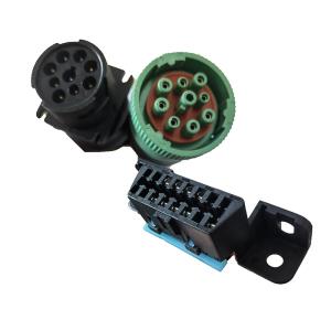 China Practical OBD2 J1939 Extension Cable ABS PVC Material Length 30CM on sale