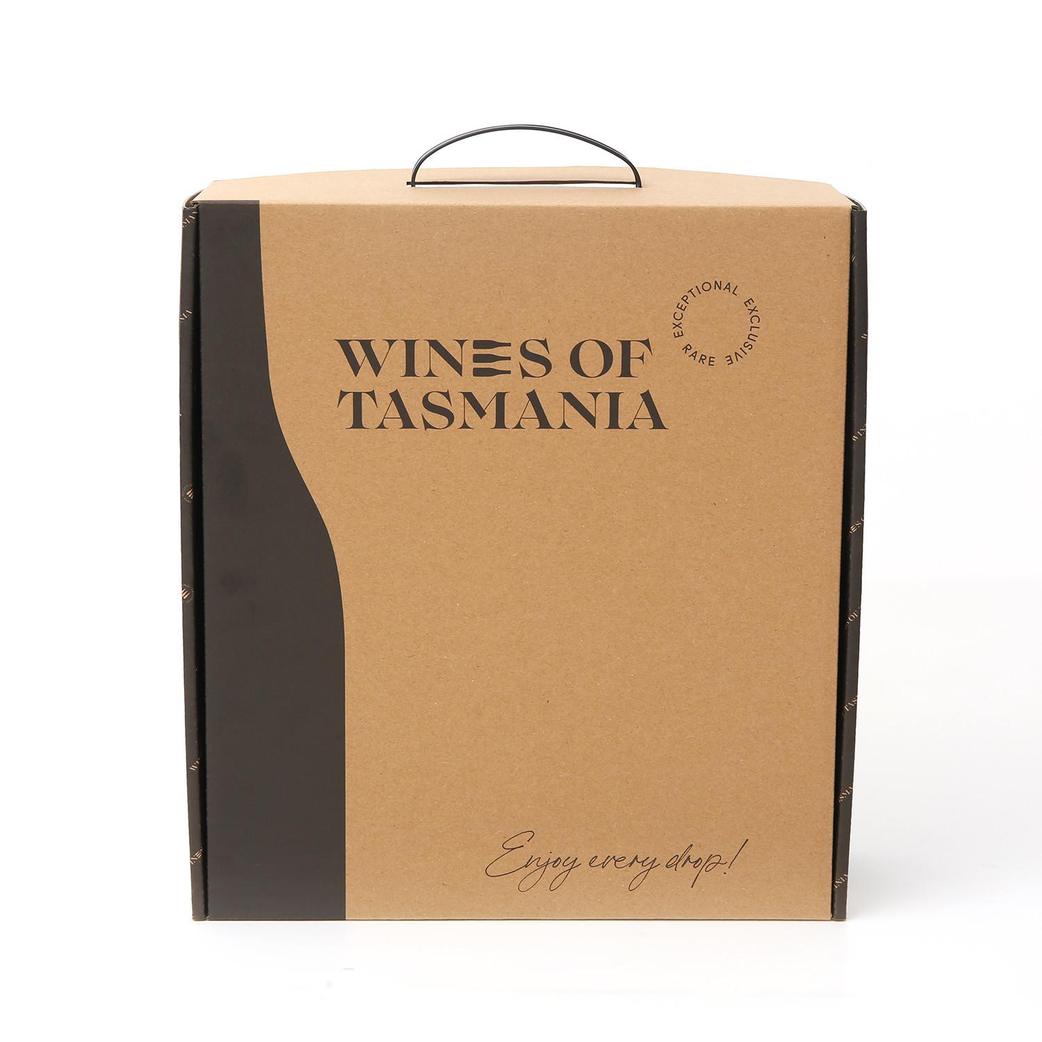 Pantone Color Corrugated Paper Mailer Wine Shipping Box