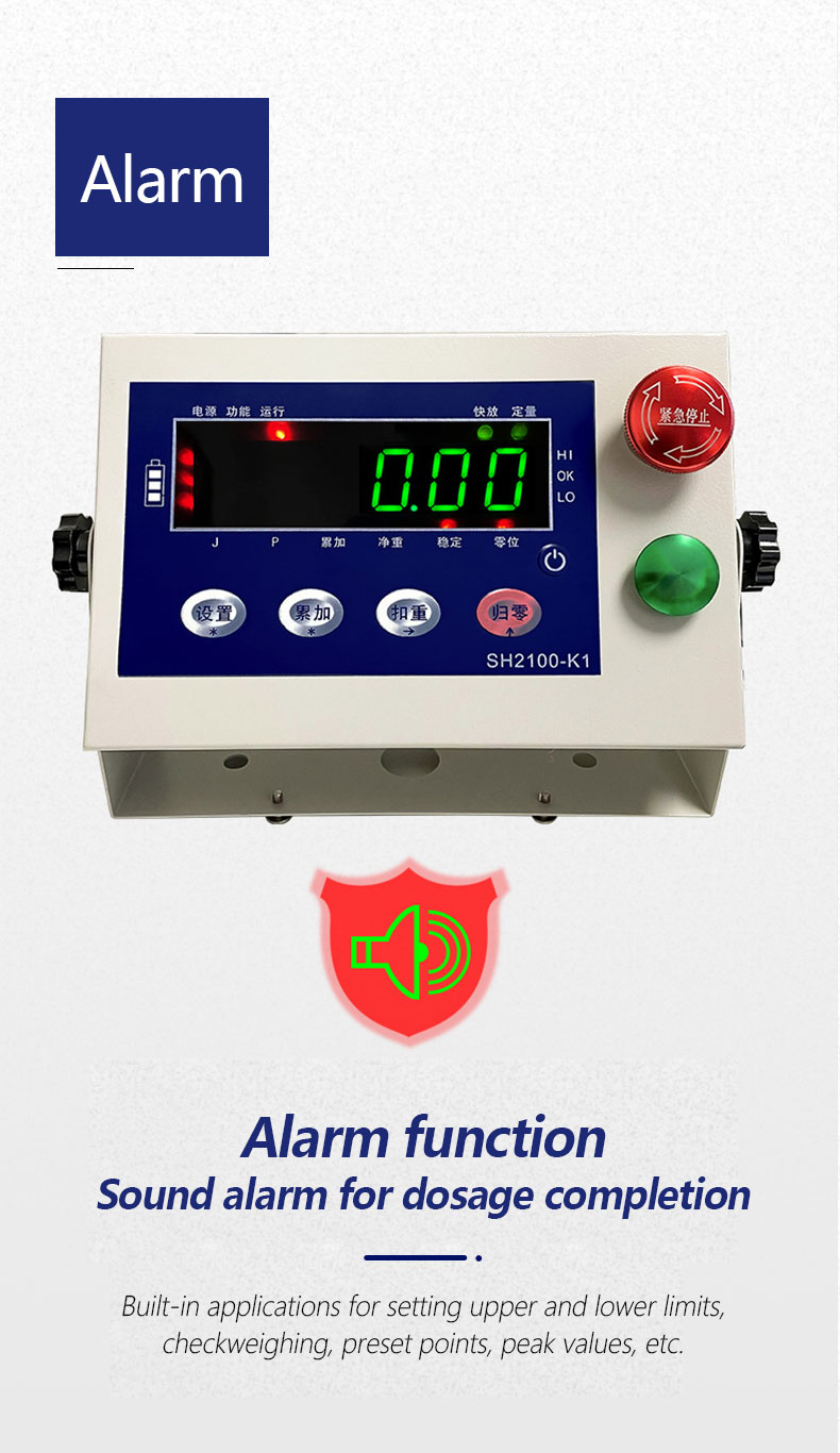 SOHE SH2100-K1 500kg LED Industrial Weighing Scale Quantitative Packaging Made Simple