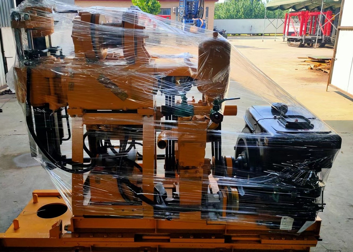 200 Meters Drilling Depth Steel Exploration Engineering Drilling Rig Machine