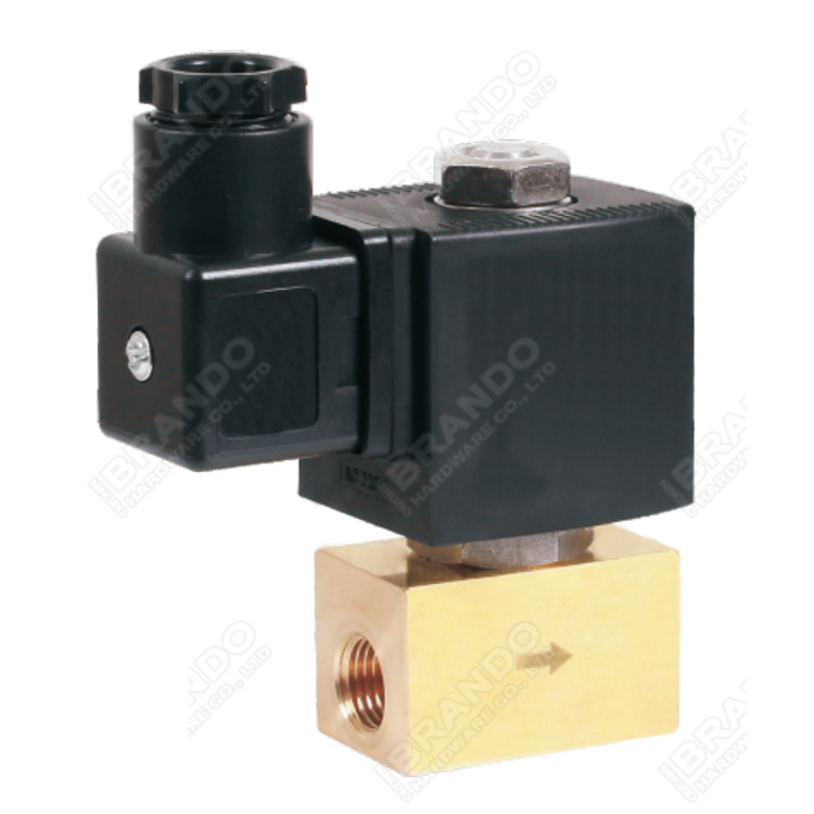 High Pressure Water Air Stainless Steel Solenoid Valve 100 Bar 12V 24V