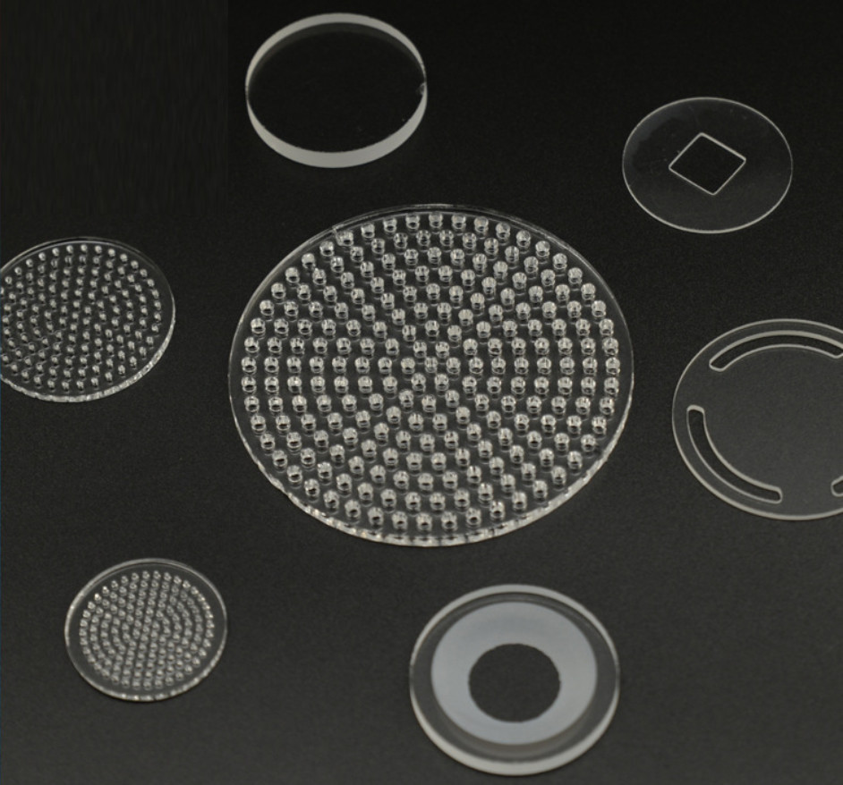 High Temperature Resistant Quartz Glass Sheet, Laser Dotting, Quartz Sieve