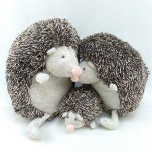  OEM ODM Soft Plush Toy Small Animal Warm Color Cute Hedgehog Christmas Gift Toy Manufactures