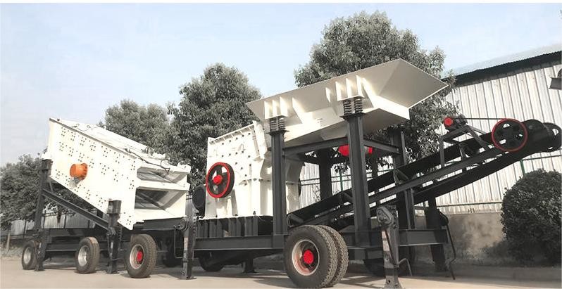 Stone Mobile Crusher Plant Concrete Mobile Crushing Sand Making Machine