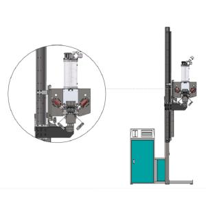 Two Heads Automatic Desiccant Filling Machine With Large Frame Auxiliary
