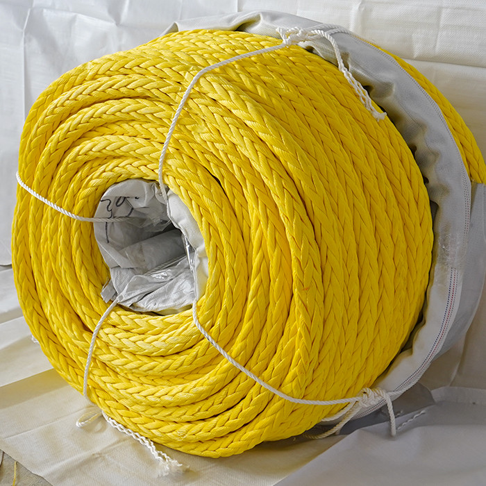 CCS Certificate Approved 12 Strand UHMWPE Braided Mooring Hawser Rope