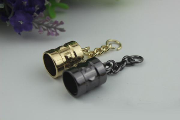 New design 13 mm width zinc alloy jewelry suede big bulk leather key tassel