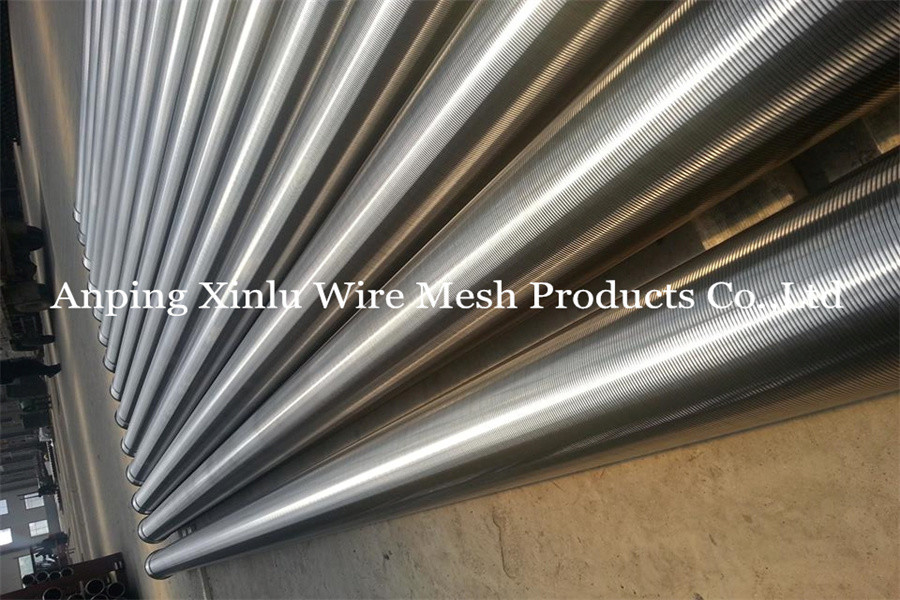 Heat Resistant Wire Wrapped Screens SS304 100mm - 6000mm Length Well Water Supply Pipe