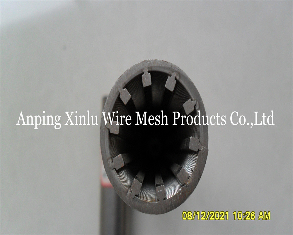 Stainless Steel304 Johnson Vee Wire Screen Pipe 1-20 Inch Wedge-Shape for Petroleum Industry