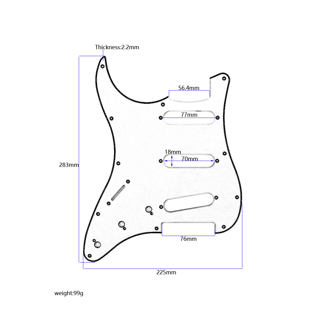 Snake Leopard Printed Acoustic Guitar Pickguard SSS Scratch Plate For Stratocaster Style Guitar
