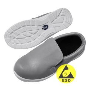 China Grey ESD Anti Static Safety Working Shoes For Industrial Cleanroom on sale