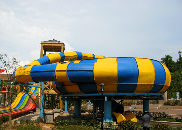 CE Certificate Bowl Water Slide Aqua Park Equipment With Elegant Design