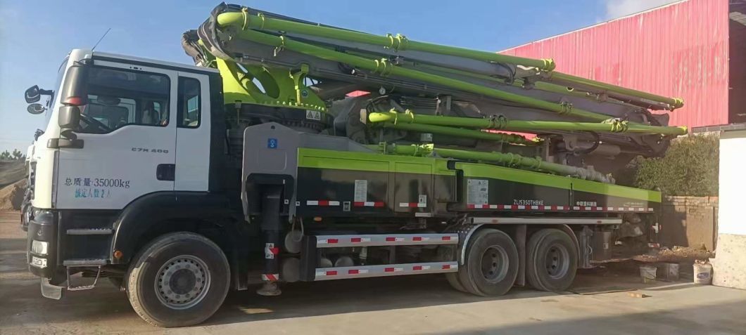 23 Years Zoomlion Concrete Pump Truck 62 Meters Using Mercedes-Benz Chassis