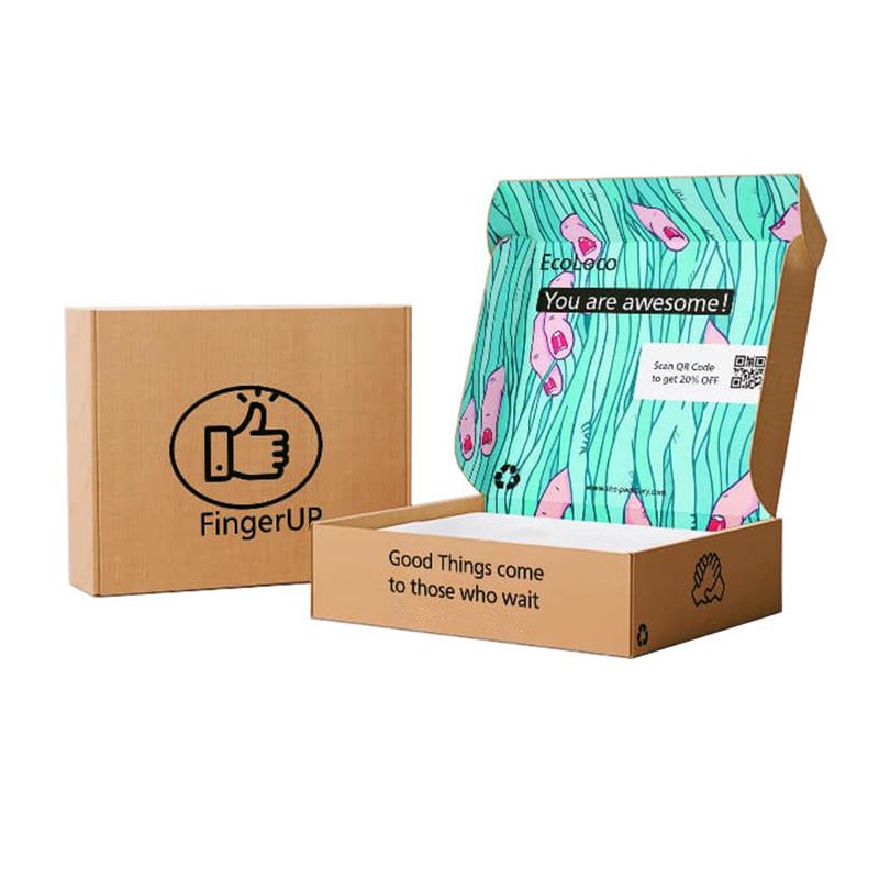 Custom Luxury Printed Logo Foldable Cardboard Kraft Paper Packaging Shipping Packing Mailer Christmas Gift Carton Box for Perfume Clothes Shoes Jewelry