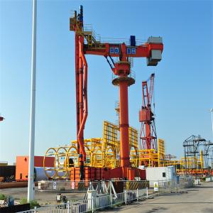  800 Tph Screw Ship Unloader Bulk Material Unloading From Vessel Manufactures