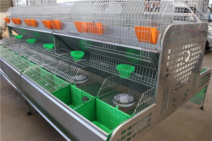 Animal Cage Metal Hot Galvanized Poultry Cage Female Rabbit Farm Breeding Cages In kenya