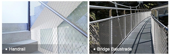 304 316 Stainless Steel Rope Safety Wire Mesh