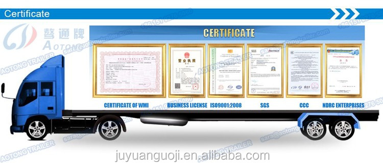 Leaf Spring Suspension Farm Wagon Trailer With Turntable Drawbar Madagascar Full Type