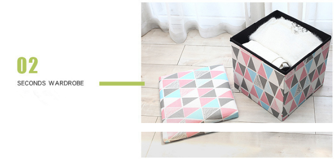 Living Room Contemporary Footstool Ottoman With Storage