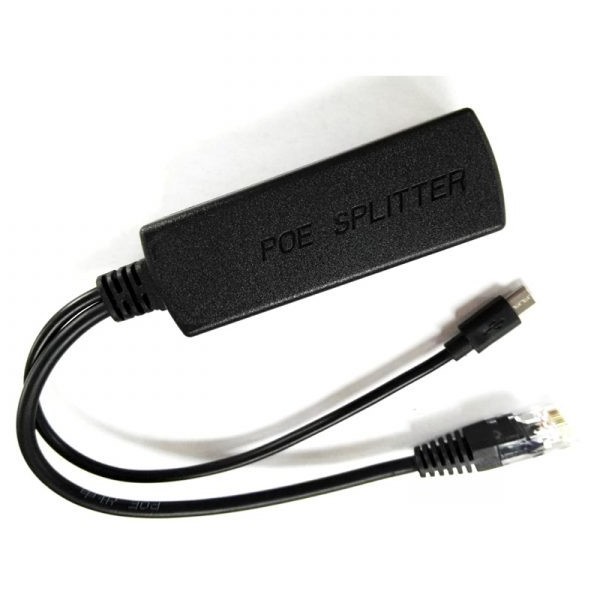 Quality 10/100M 5V 2A PoE Splitter with Micro USB port for sale