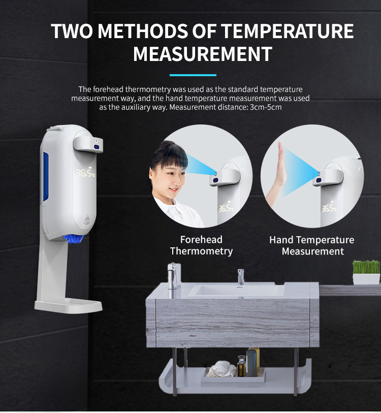 L5 Plus Automatic Hand Sanitizer Dispenser Wall Mount 1100ml Capacity