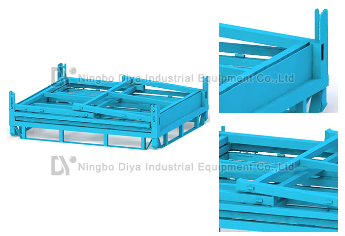 warehouse storage folding rack pallet stack rack retread Stacking Rack System