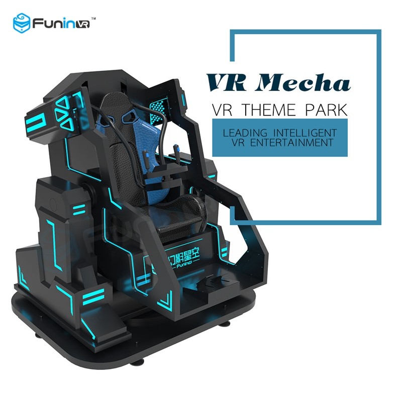 Joystick Control Real Mecha Feeling 9D Virtual Reality Simulator In Game Park