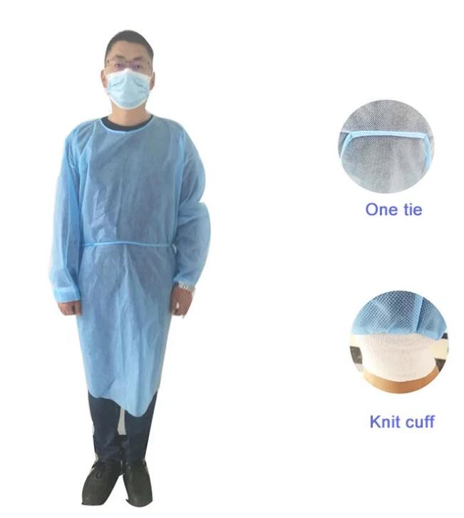 Non Sterile Civil Use Disposable Isolation Clothing