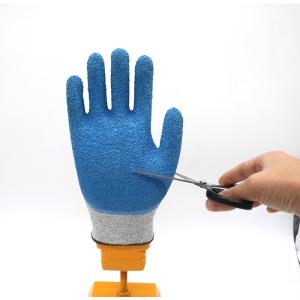 China Durable Cut Proof Work Gloves / Cut And Puncture Resistant Gloves PU Coating Palm on sale