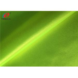 Fluorescent Colour Shiny Dazzle Fabric , Polyester Knit Fabric Custom Size