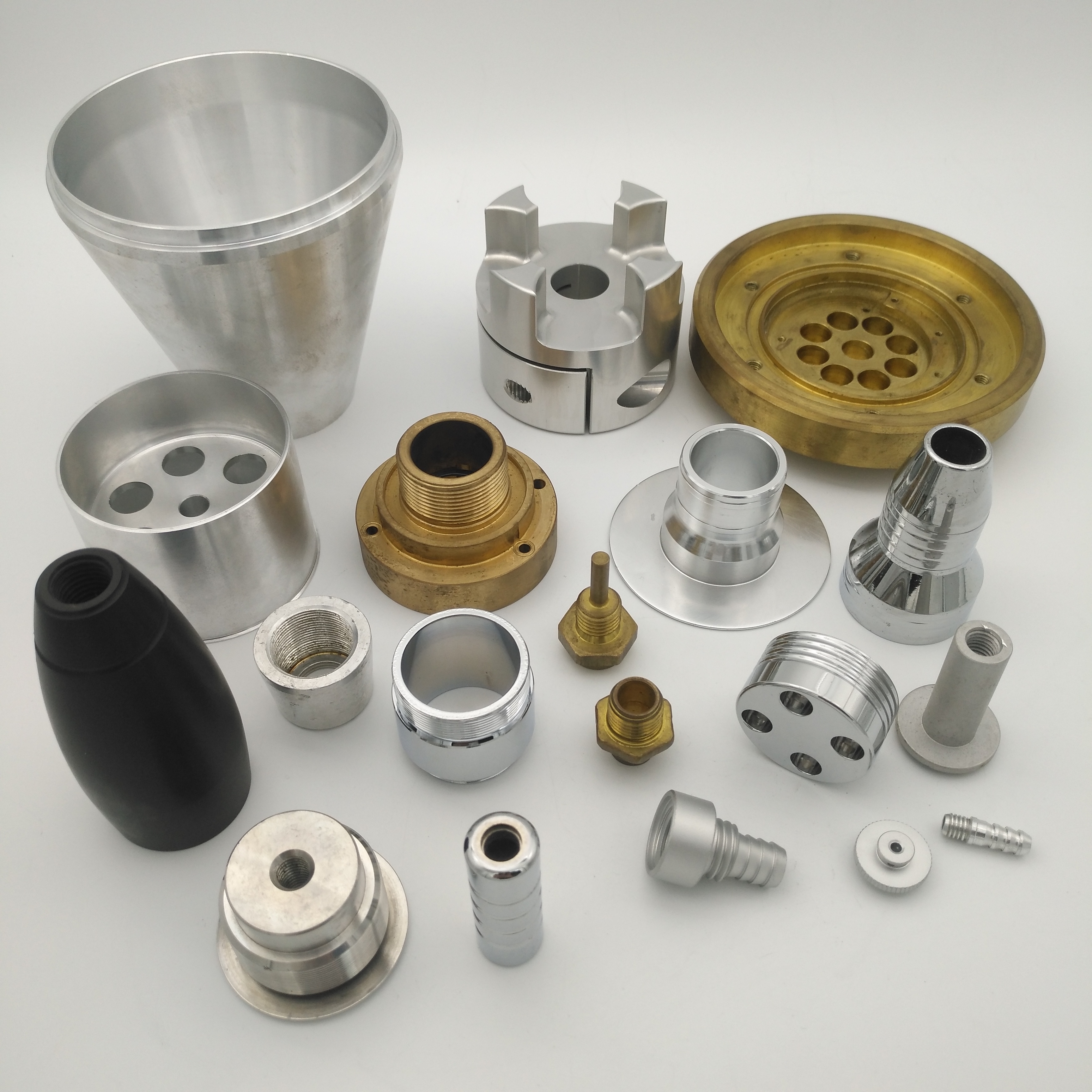 Custom cnc aluminum alloy parts machining black anodize cnc machining spare parts