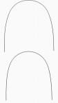 Niti 5M Straight wires Dental Orthodontic Instruments