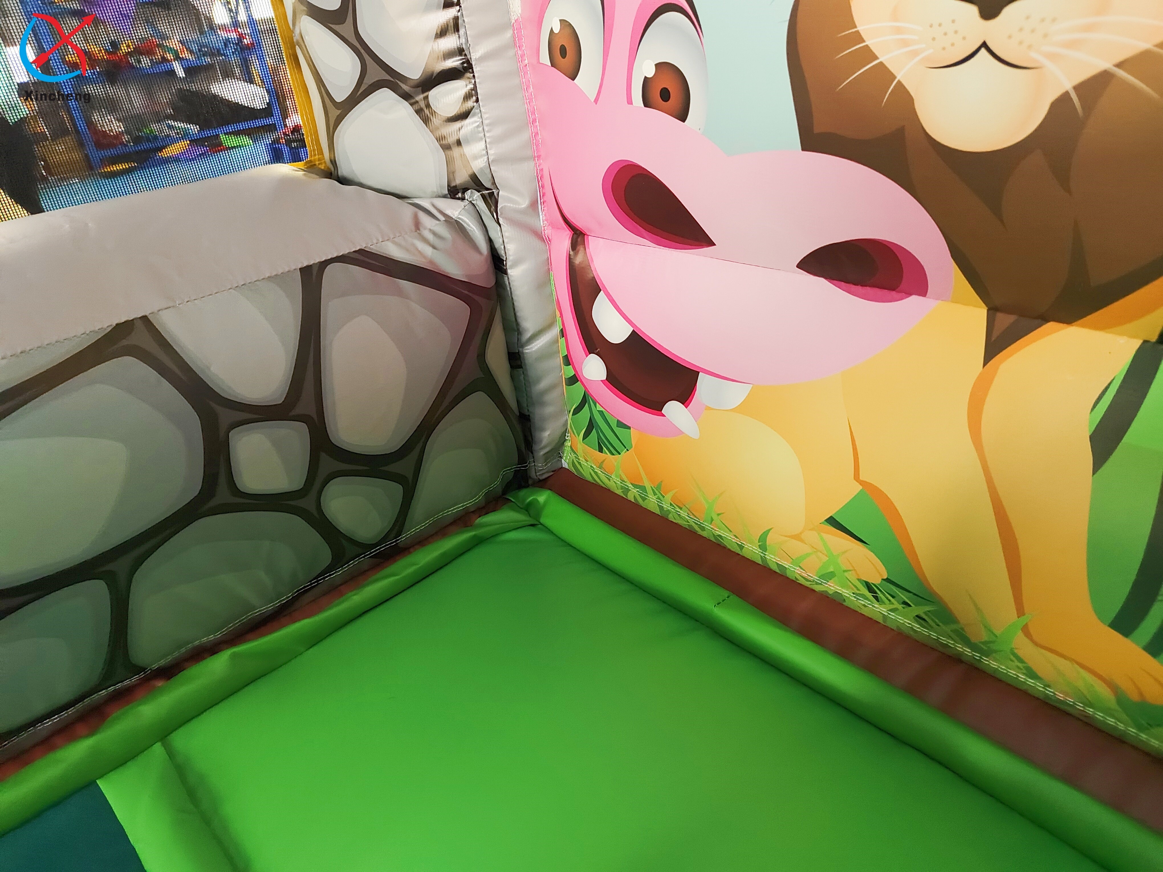 Factory Custom Indoor And Outdoor Bouncing Castles With The Theme Of Forest Animals