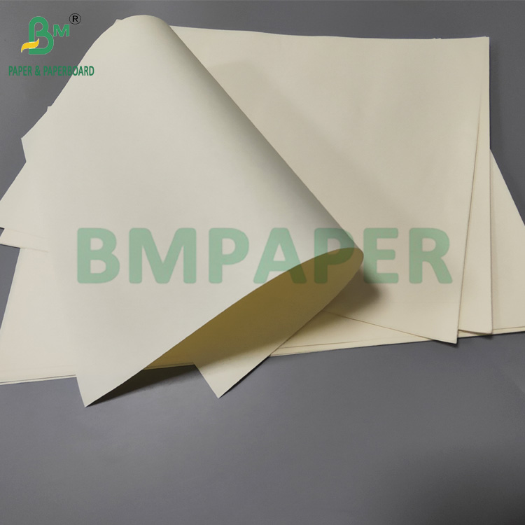 65gsm 70gsm Cream Book Paper For Greeting Card Offset Printing 610 x 860mm