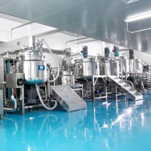 Electric / Steam Heating Vacuum Liquid Mixer Machine With Precise Temperature
