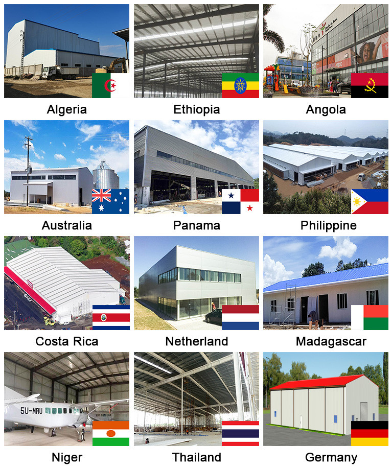 Hot Dip Galvanized Prefabricated Building Prefab Warehouse Building Q355B