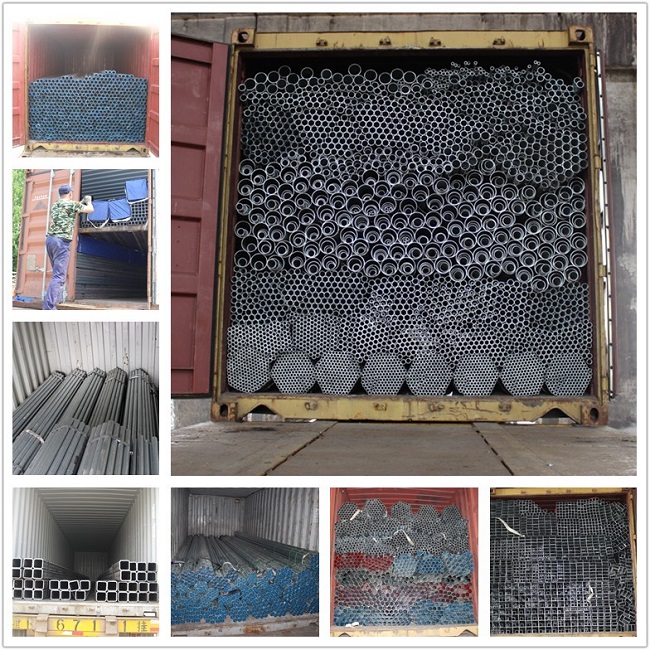 galvanized Round / Square / Rectangle / Ellipse Oil, natural gas Welded Steel Pipes / Pipe