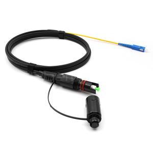 China G657A1 Optitap Patch Cord OptiTap SC APC To SC UPC Simplex 9/125 OS2 LSZH Jacket 4.8mm on sale