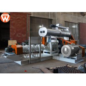 4T/H Wet Type Fish Feed Extruder Machine With Modulator Power 5.5KW Screw 200mm