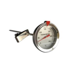 China 52mm Dial Candy Deep Fry Thermometer 300mm Long Probe Full Stainless Steel Structure on sale