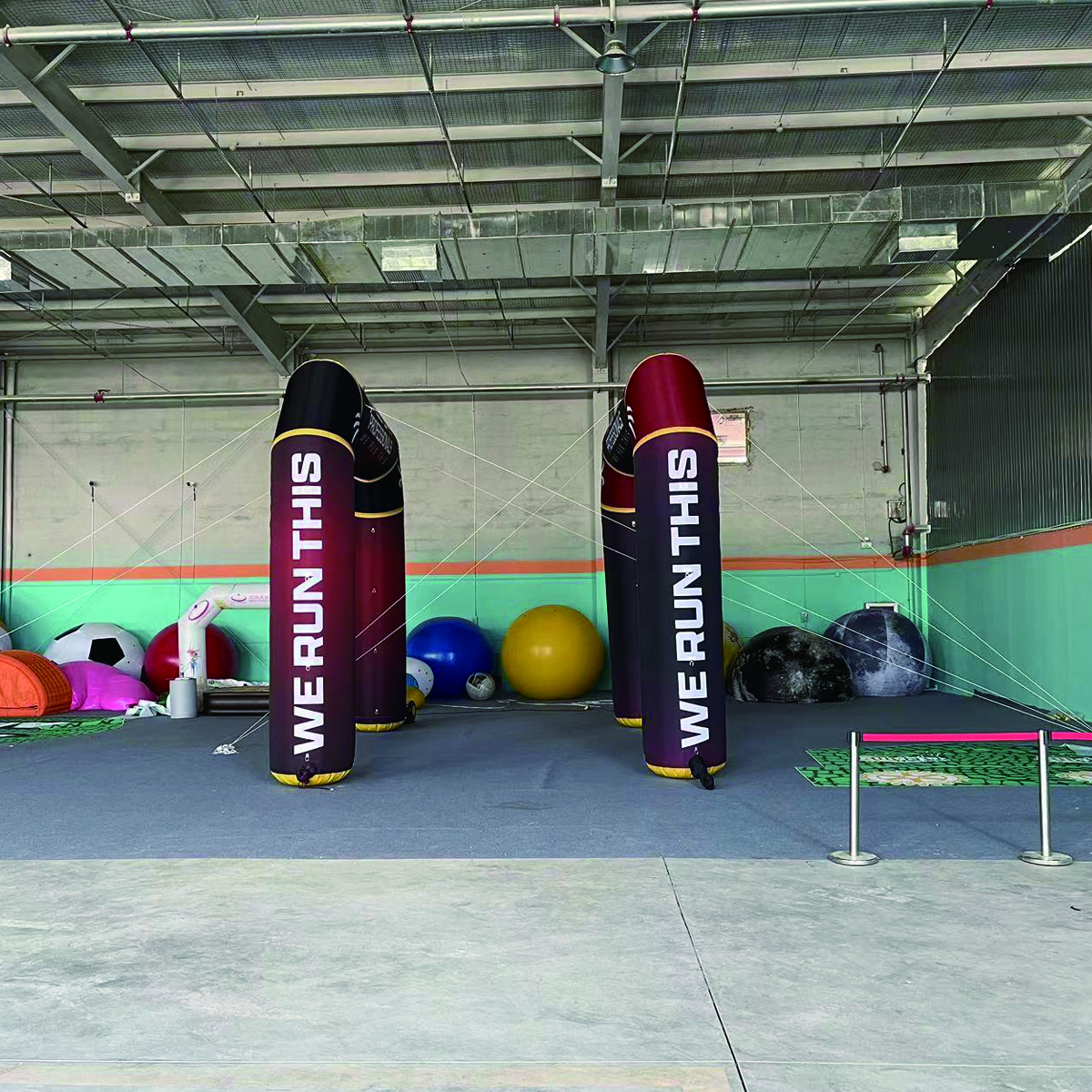 customize logo hot selling factory wholesale start line finish line inflatable robot arch inflatable arch