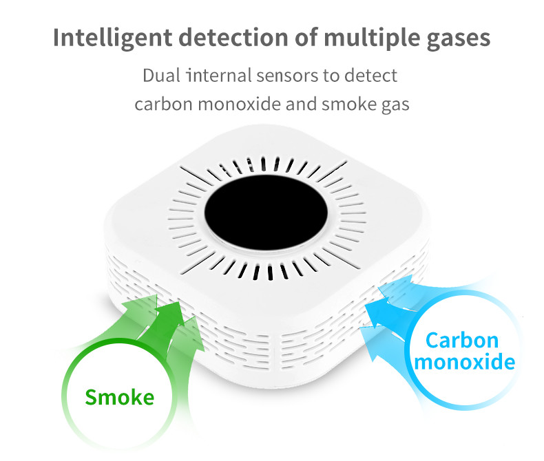 Home Gas Alarm High Sensitivity Carbon Monoxide Sensor Smoke And CO Alarm