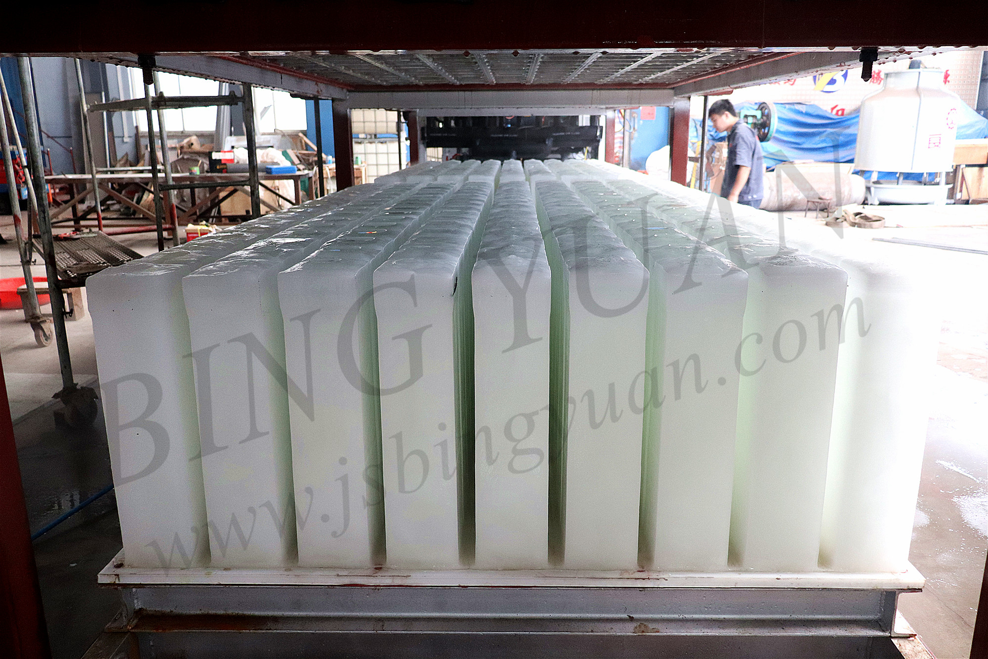 Evaporative Cooling 6 Ton 480V Block Ice Maker Machine