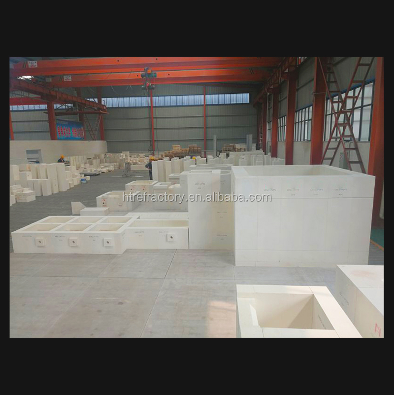 AZS 33 36 41 Block Zirconia Corundum Refractory Brick with International Standard