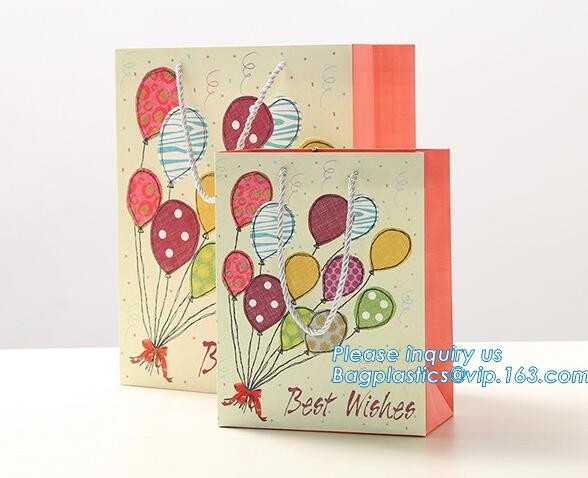Luxury Paper Gift Carrier Shopping Bag Party Bag with Handles,printed paper carrier bag for apparel shopping bag, bageas