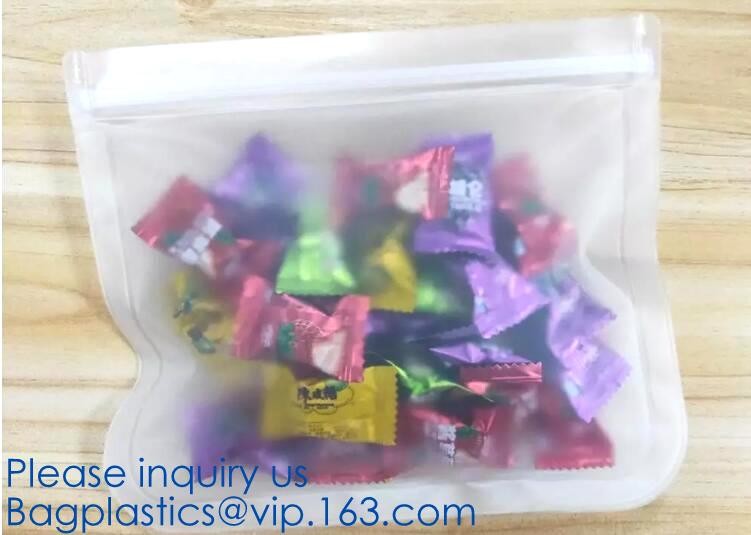 Kitchen Reusable Storage Silicone Food Fresh Bag with free hand baggy rack,preservation food fresh vacuum storage bag wa